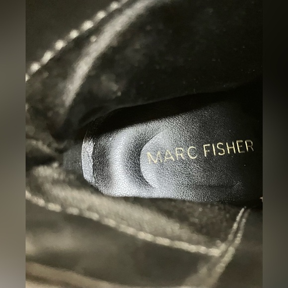 Marc Fisher Black Ankle Boots Dalla Pointed Toe Size 9.5 - Picture 6 of 13